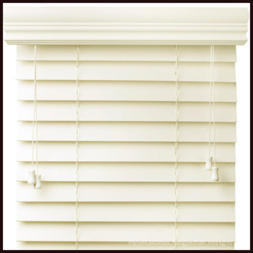 Water proof 50mm fauxwood slats low profile metal headrail 2" Faux Wood Venetian Blinds